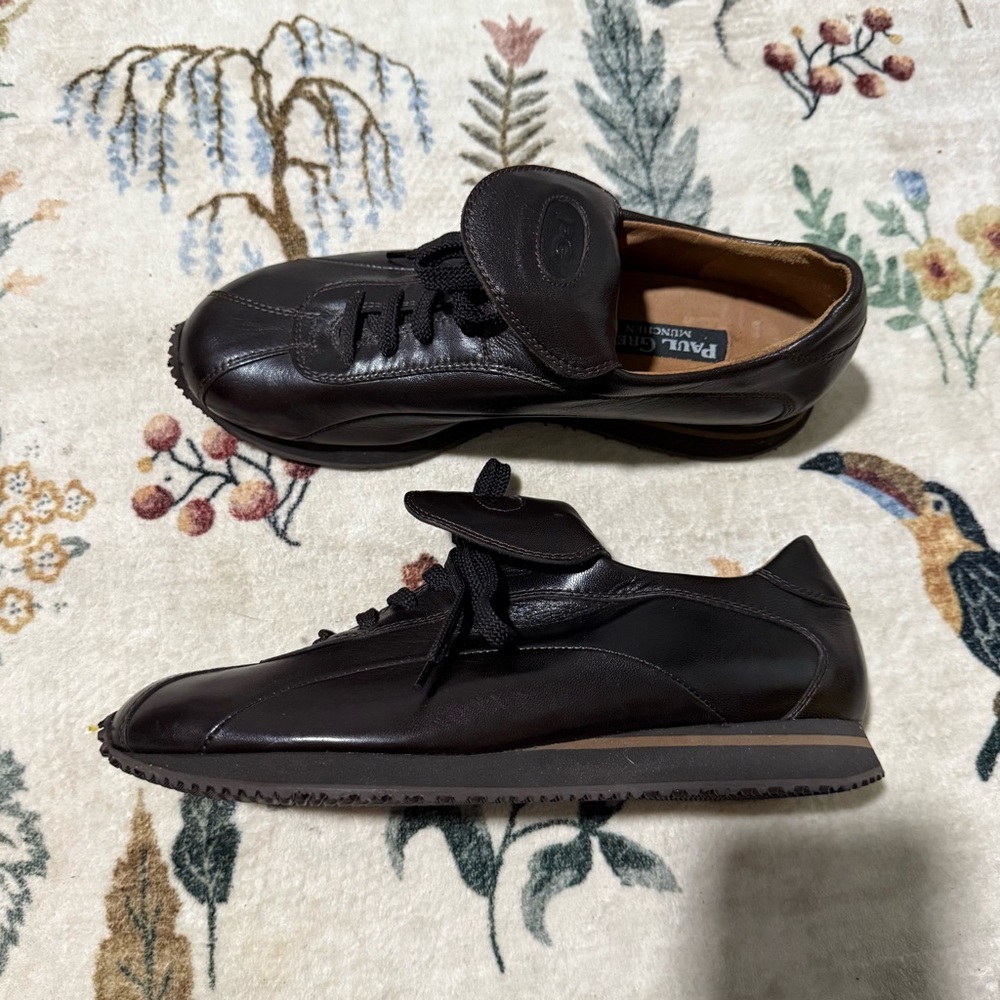 Paul Green Munchen women's Dark Brown Leather Sneakers